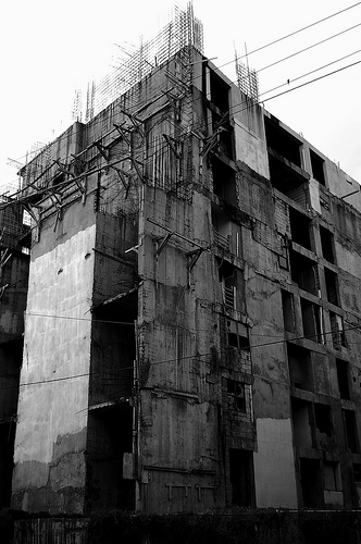 Photograph of a Abandoned Building by Jennifer Kaplan