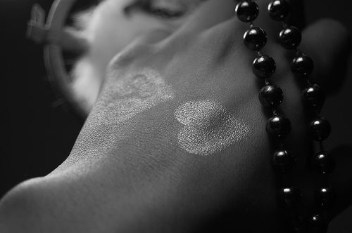 Photograph of hand by Jennifer Kaplan